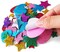 260 Pieces Colorful Glitter Foam Stickers Self Adhesive Stars Mini Heart Shapes Glitter Stickers